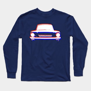 Hillman Imp British classic car monoblock red white blue Long Sleeve T-Shirt